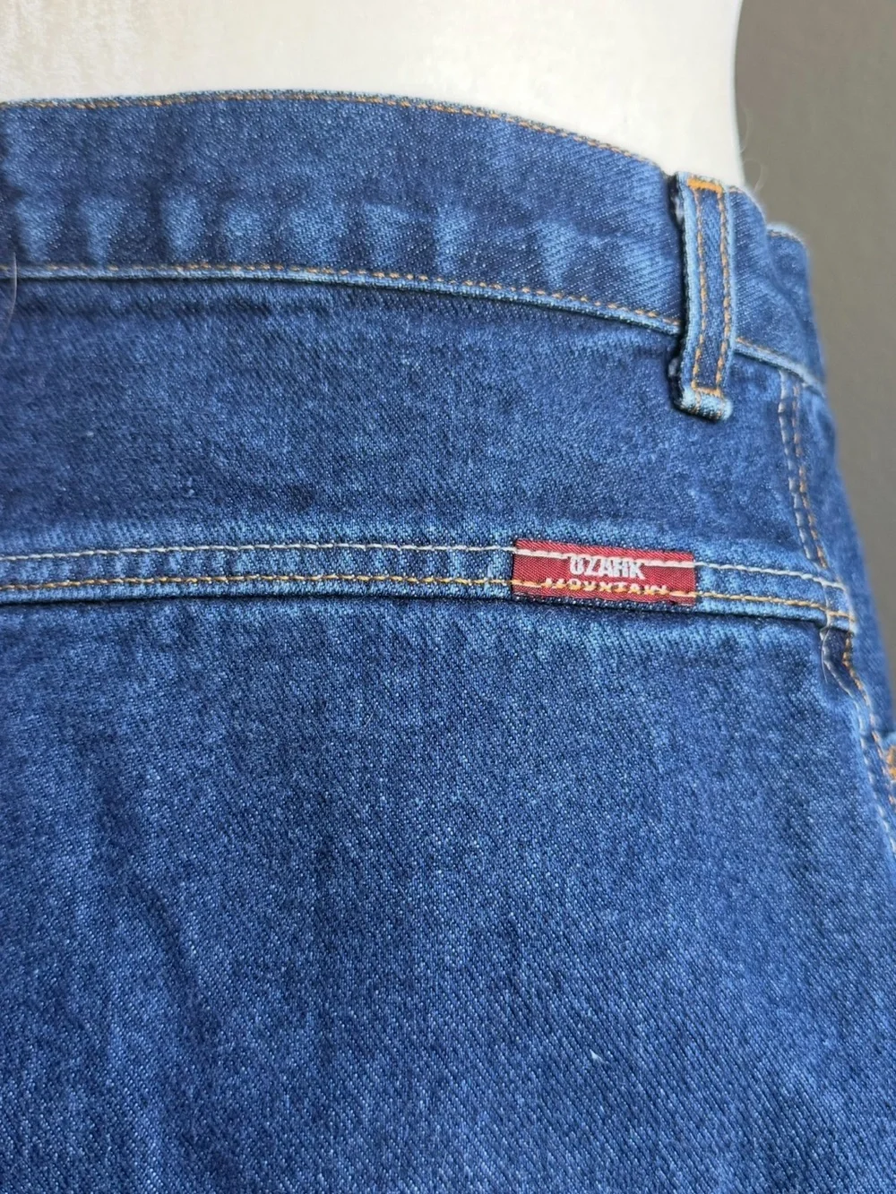 Ozark Mountain Y2K High Rise Wide Leg Jeans Star Button